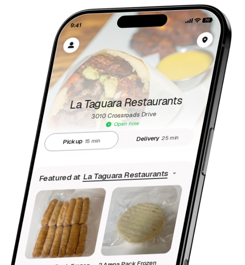 La Taguara Restaurants app preview