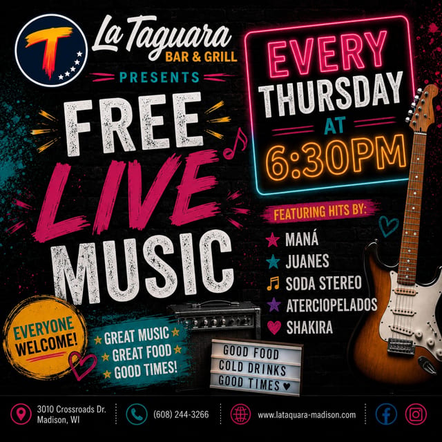 Free Live Music on Thursdays